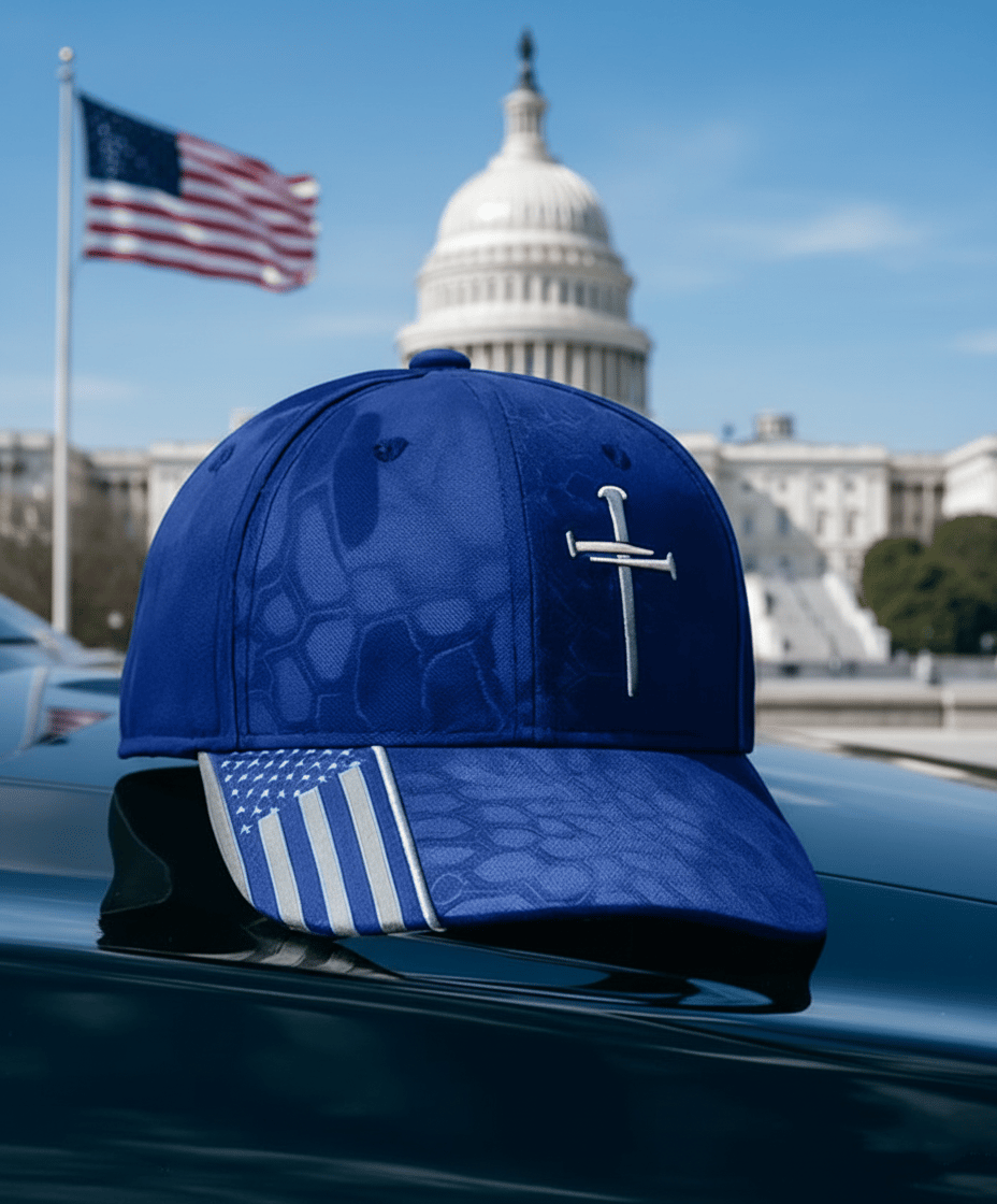 ✝️Adjustable Jesus 3 Nail Cross Hat