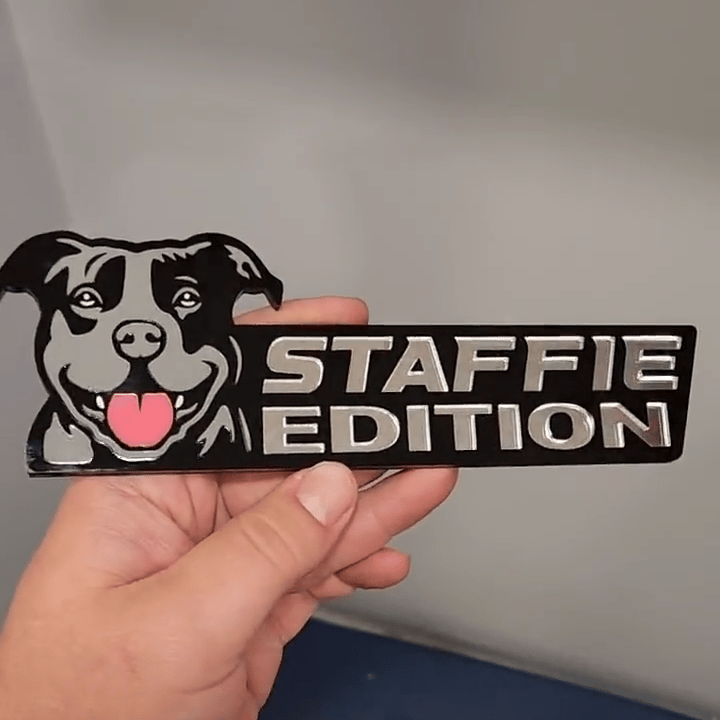Dog Car Badge
