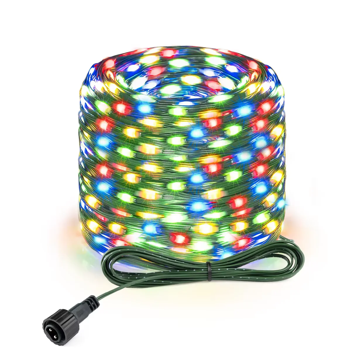 50M 100M 24V LED Christmas lights Green Wire Leather Fairy Lights String Waterproof Outdoor Garden Party Wedding Garland Decor