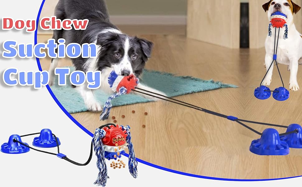 Suction Cup Dog Toy Tug of War