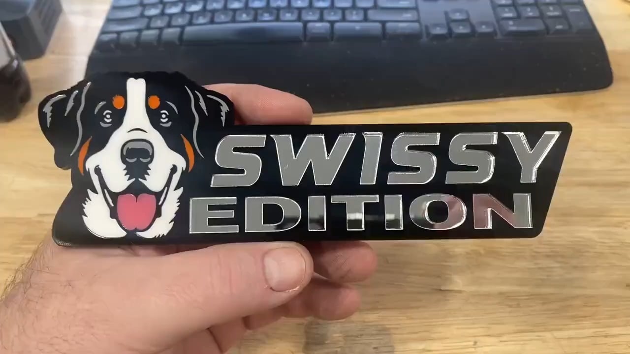 Dog Car Badge