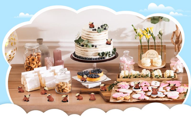 Easter Mini Highland Cow Figurines Cute Small Cow Miniature Resin Sculpture Ornament Highland Cow Statues Gift For Easter Party Birthday To Hide And Seek Game Props, Desktop Decorations For Car Office Home Garden