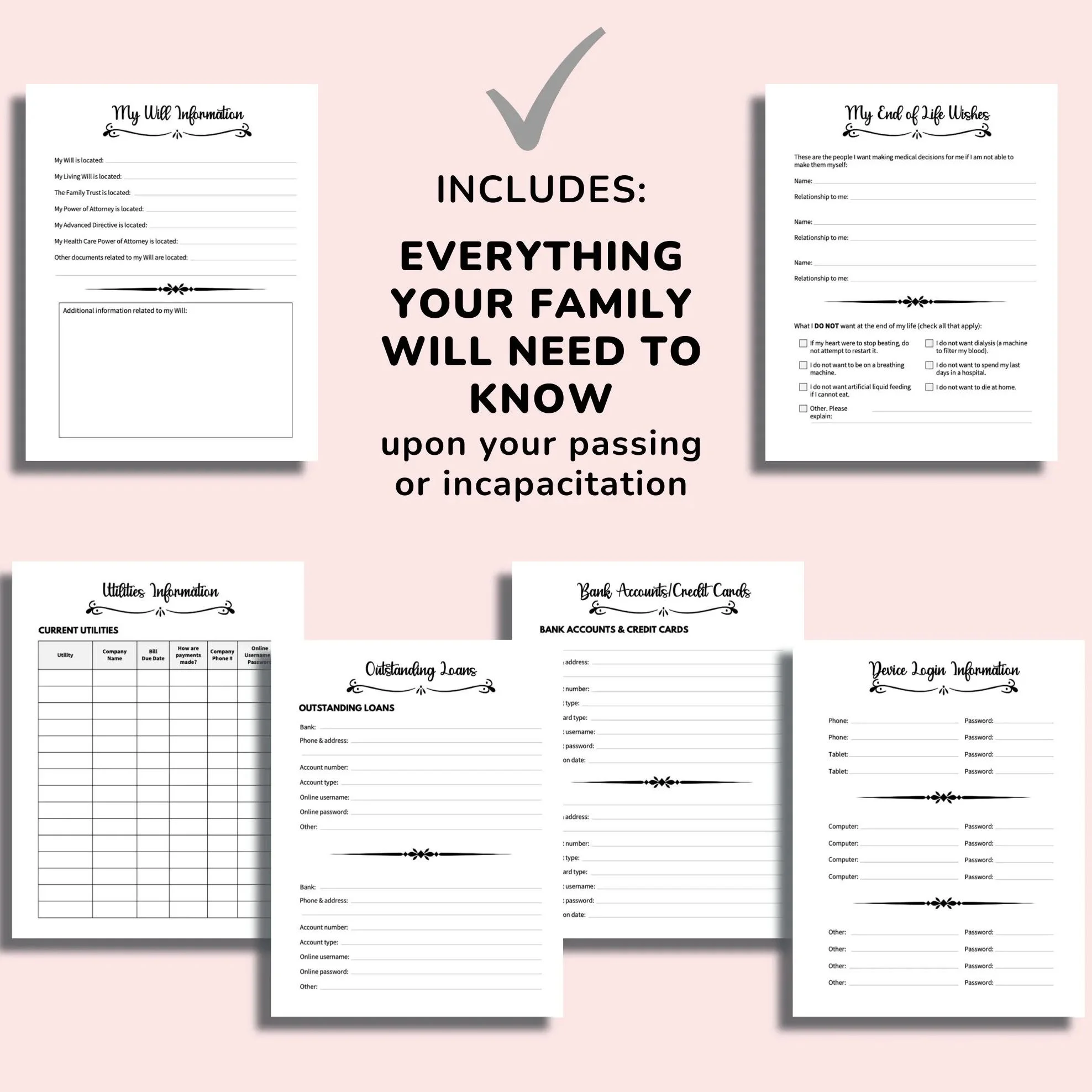 Fxck I'm Dead, End Of Life Planner