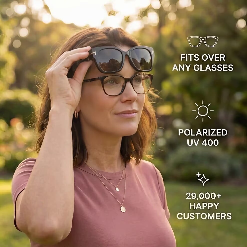 📢😎 LAST DAY 49% OFF - 2026 New Polarized UV400 Protection Trendy Round Cat-eye Sunglasses 😺🕶️