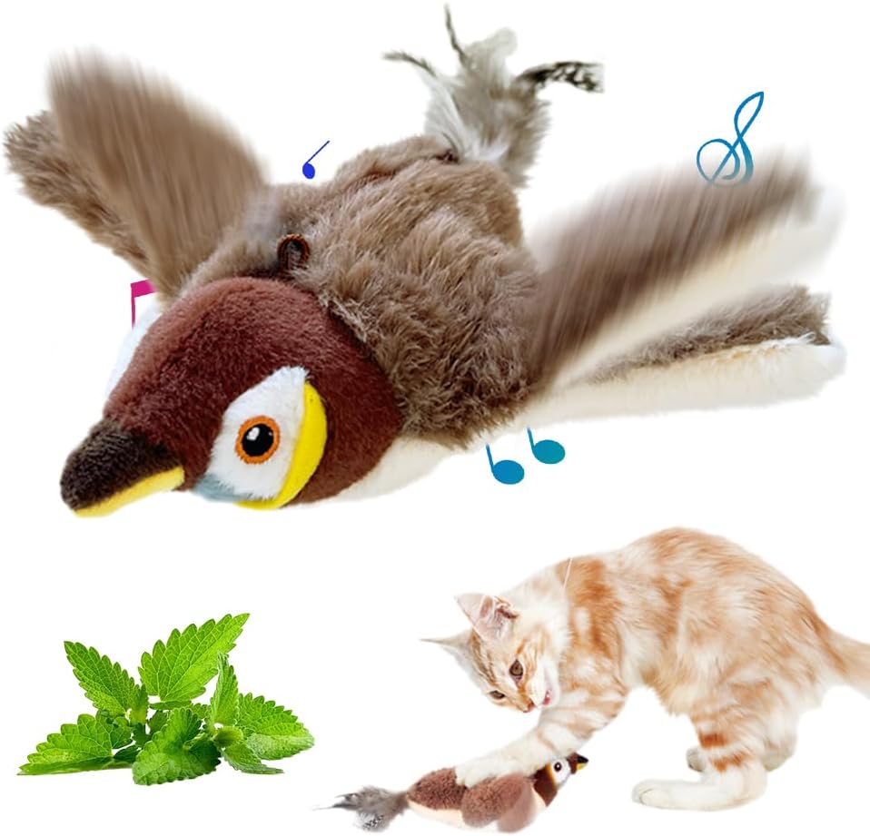 2025 New Flappy Chase Cat Toy-Blue