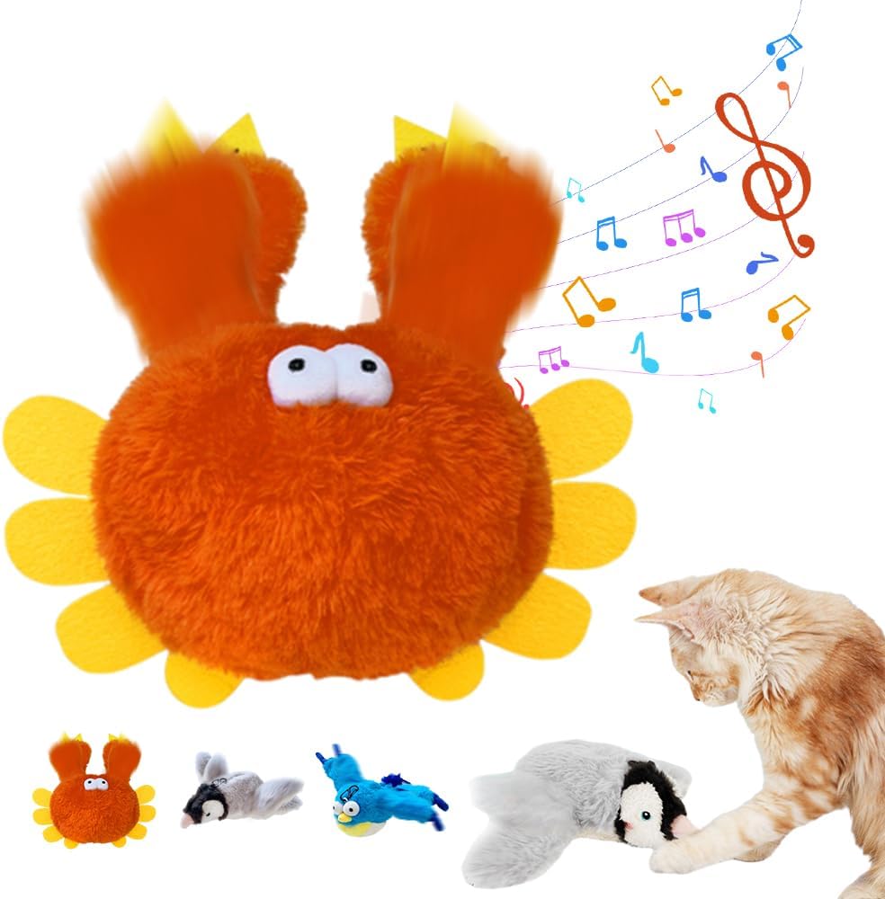 2025 New Flappy Chase Cat Toy-Blue