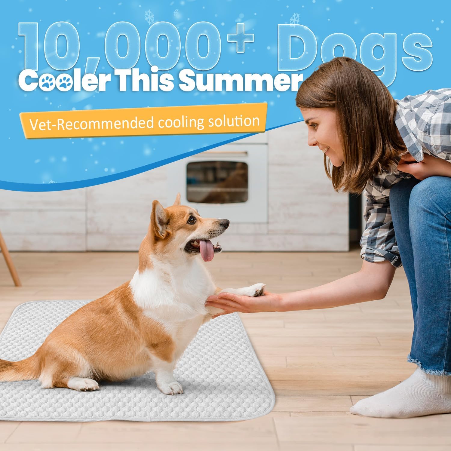 Pets Dog Cooling Mat Breathable Cooling Pad for Dog Cats