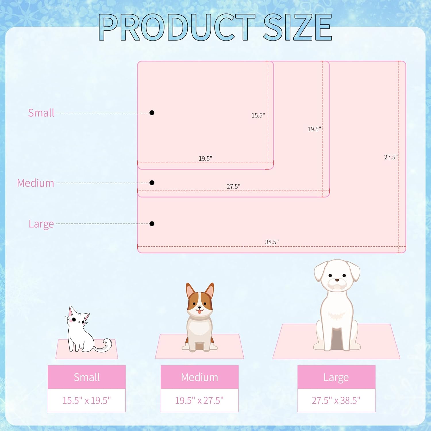 Pet Cooling Mat Cat Dog Cushion Pad Summer Cool Down