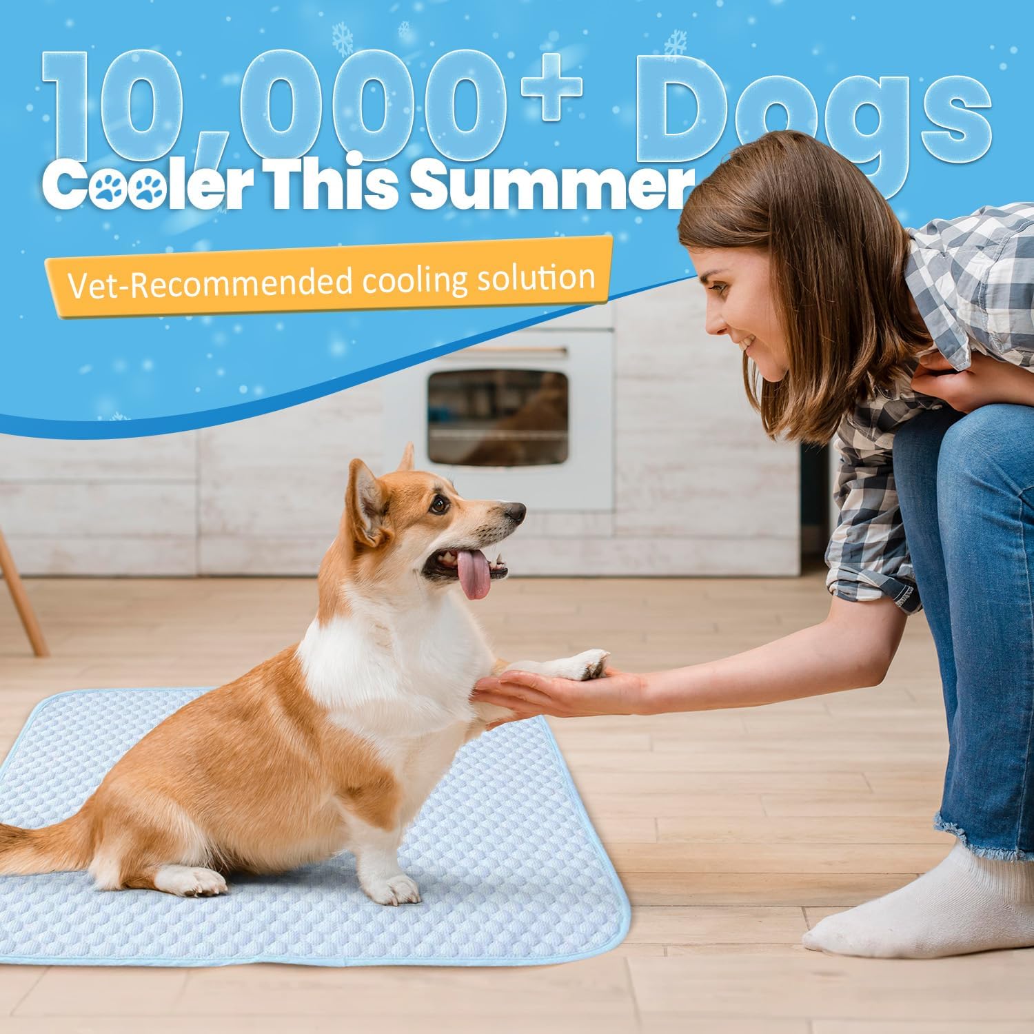 Pets Dog Cooling Mat Breathable Cooling Pad for Dog Cats