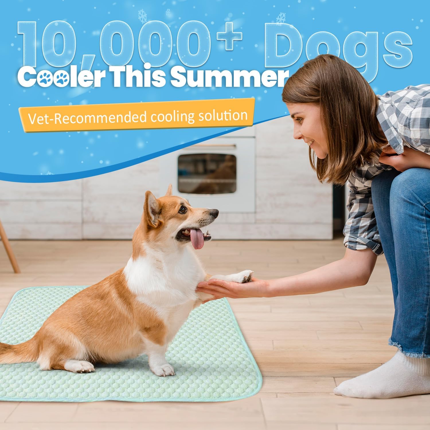 Pets Dog Cooling Mat Breathable Cooling Pad for Dog Cats