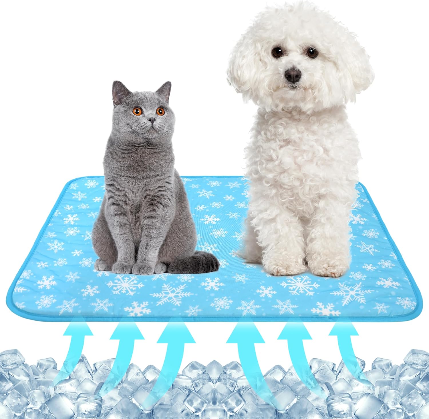 Pet Cooling Mat Cat Dog Cushion Pad Summer Cool Down