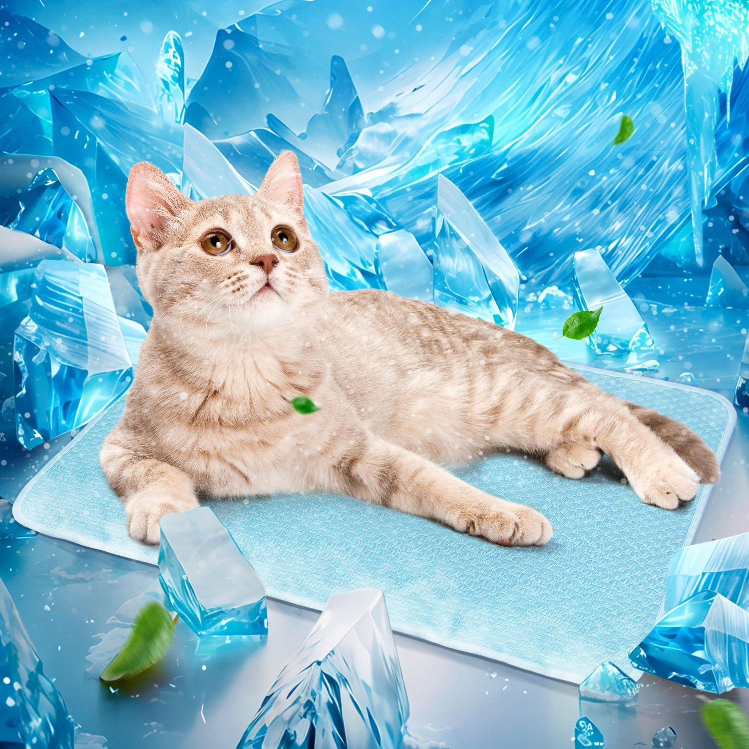 Pets Dog Cooling Mat Breathable Cooling Pad for Dog Cats