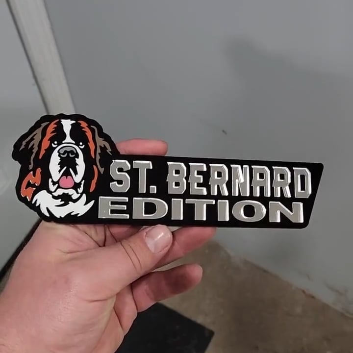 Dog Car Badge