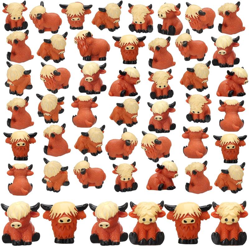 🐂🥚Easter Egg Hunt Alternative: Mini Highland Cow Figurines