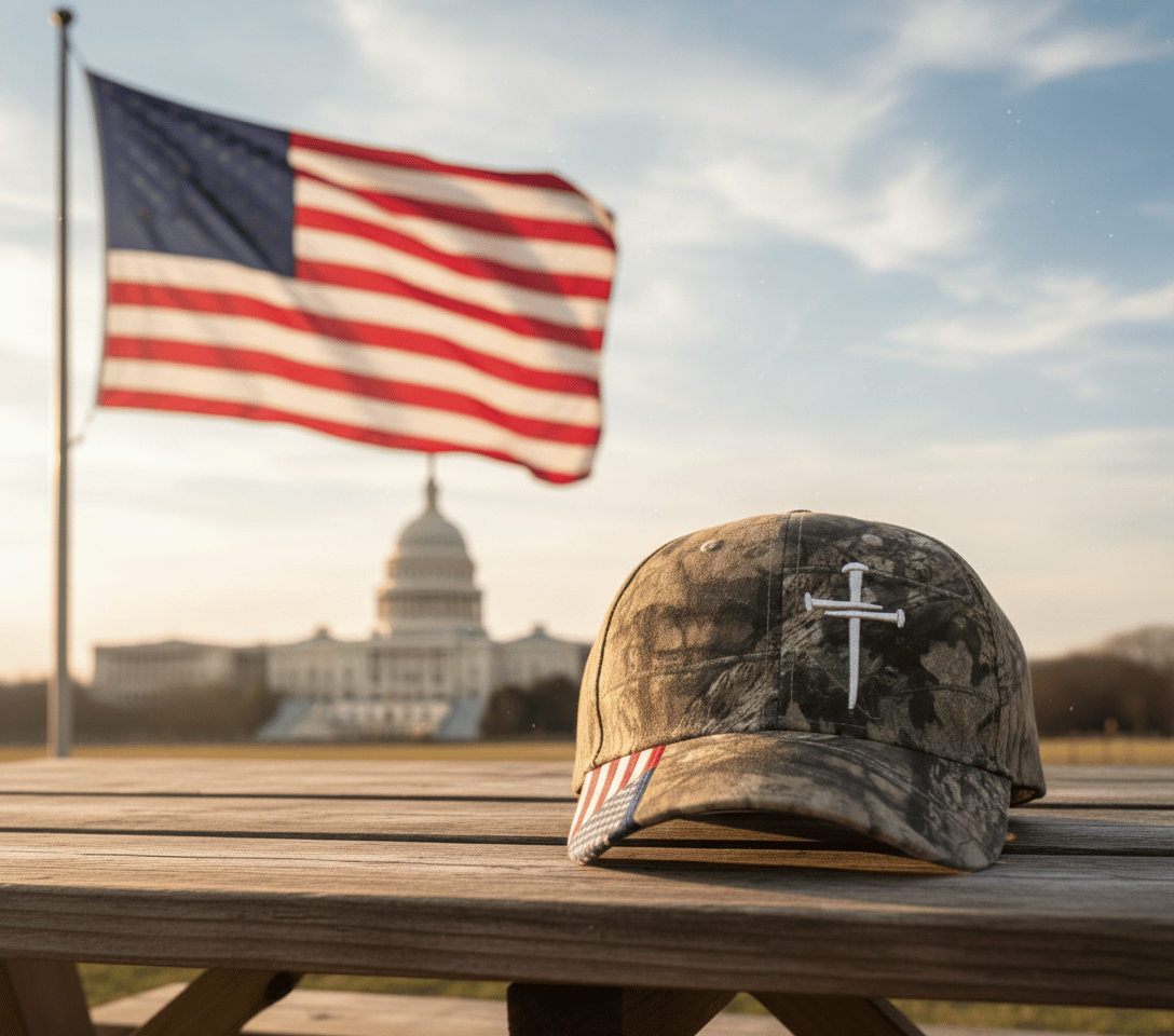 ✝️Adjustable Jesus 3 Nail Cross Hat