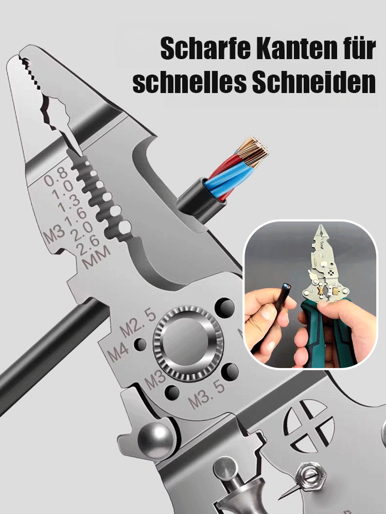 Drei Funktionen in einer Zange ⚡30 Jahre Berufserfahrung, zertifiziert durch professionelle Elektriker