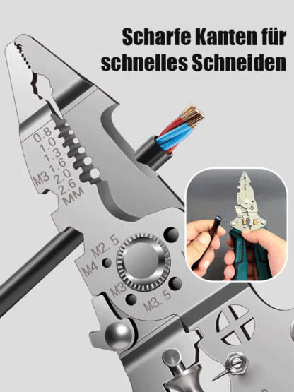 Drei Funktionen in einer Zange ⚡30 Jahre Berufserfahrung, zertifiziert durch professionelle Elektriker