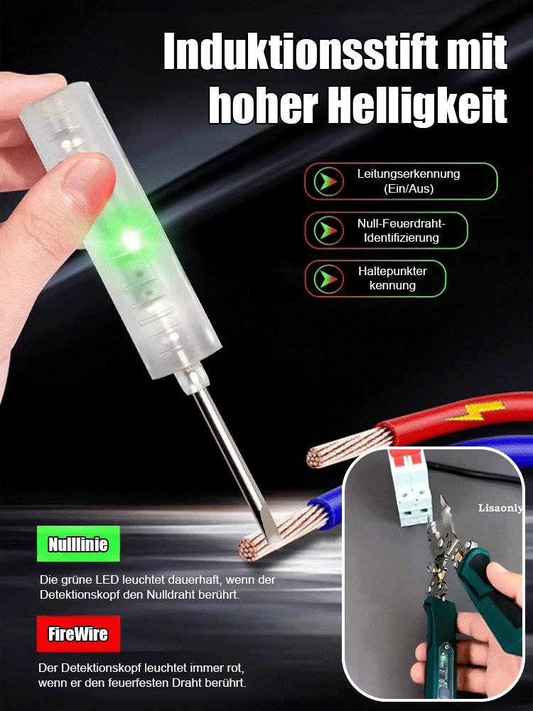 Drei Funktionen in einer Zange ⚡30 Jahre Berufserfahrung, zertifiziert durch professionelle Elektriker