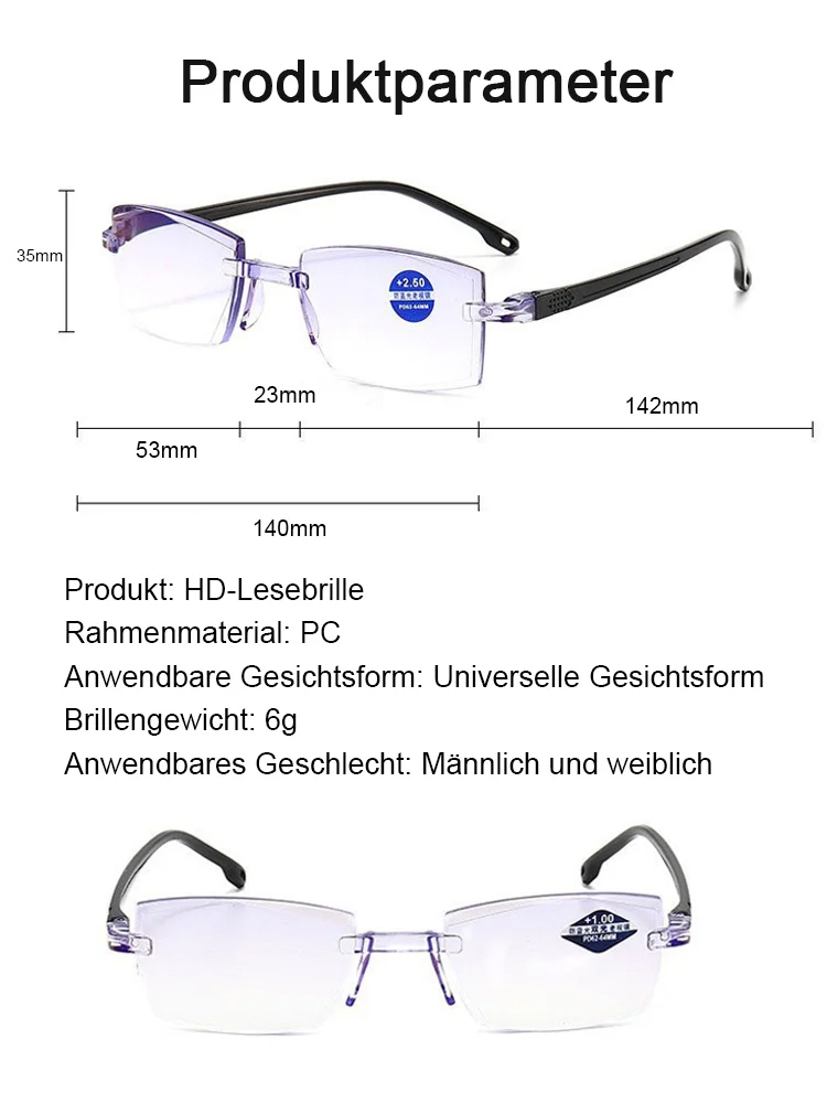 Vollautomatischer Zoom: Keine Sehhilfe erforderlich, intelligentes Umschalten zwischen Nah- und Fernsicht in 0,1 Sekunden