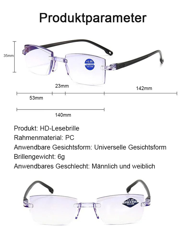 Vollautomatischer Zoom: Keine Sehhilfe erforderlich, intelligentes Umschalten zwischen Nah- und Fernsicht in 0,1 Sekunden