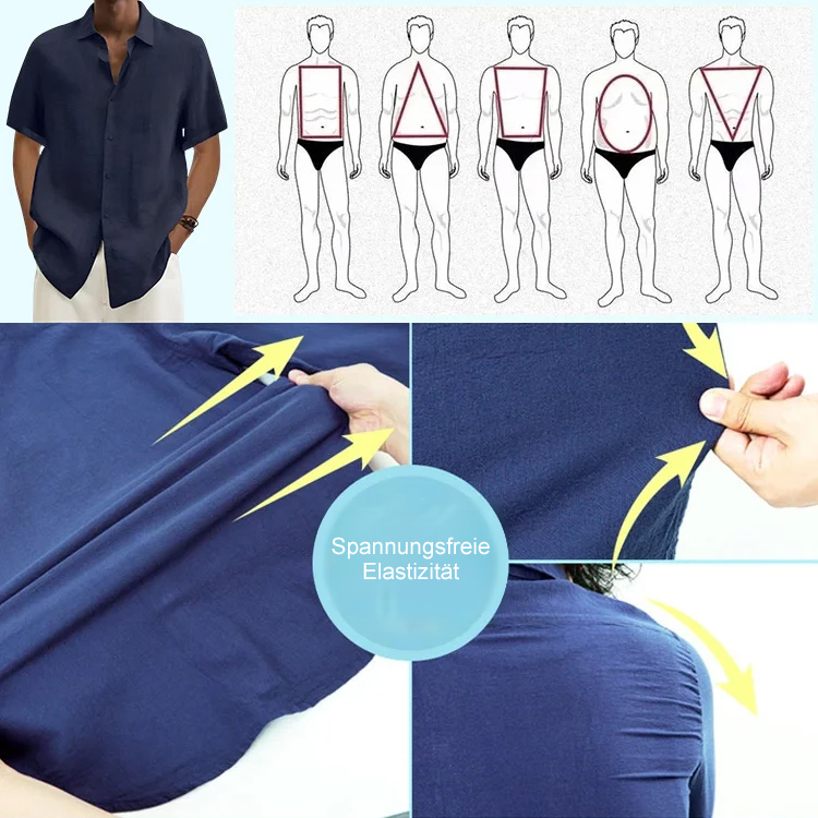 🔥 40°C Hitze ist auch kühl! Natürliche Leinenmischung, tragen Sie es, wie der Wind weht!