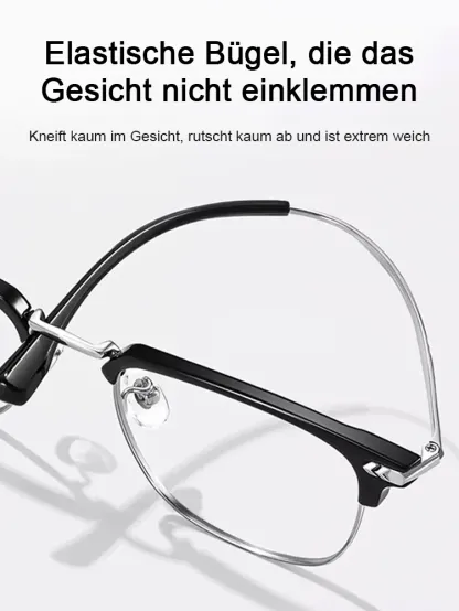 Automatische Zoom Augenbrauenhalter Anti Blaulicht Lesebrille