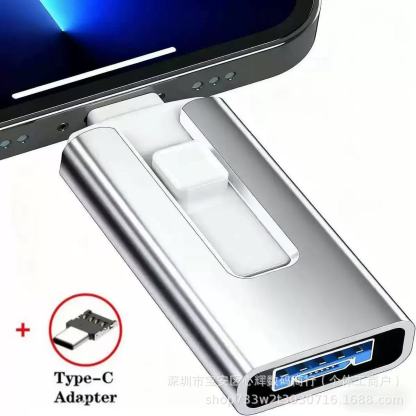 Plug-and-Play】Großkapazitäts-4-in-1-USB-Stick