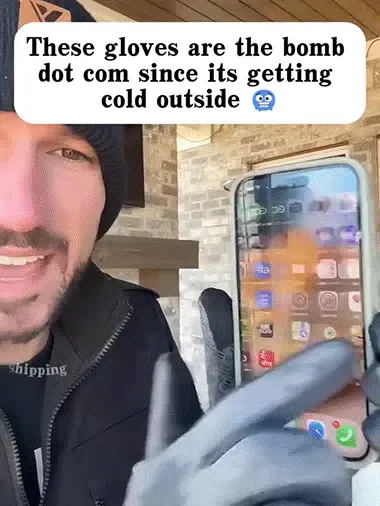 Bei -40 °C verwendbar] Windabweisende, wasserdichte Touchscreen-Handschuhe mit warmem Gefühl