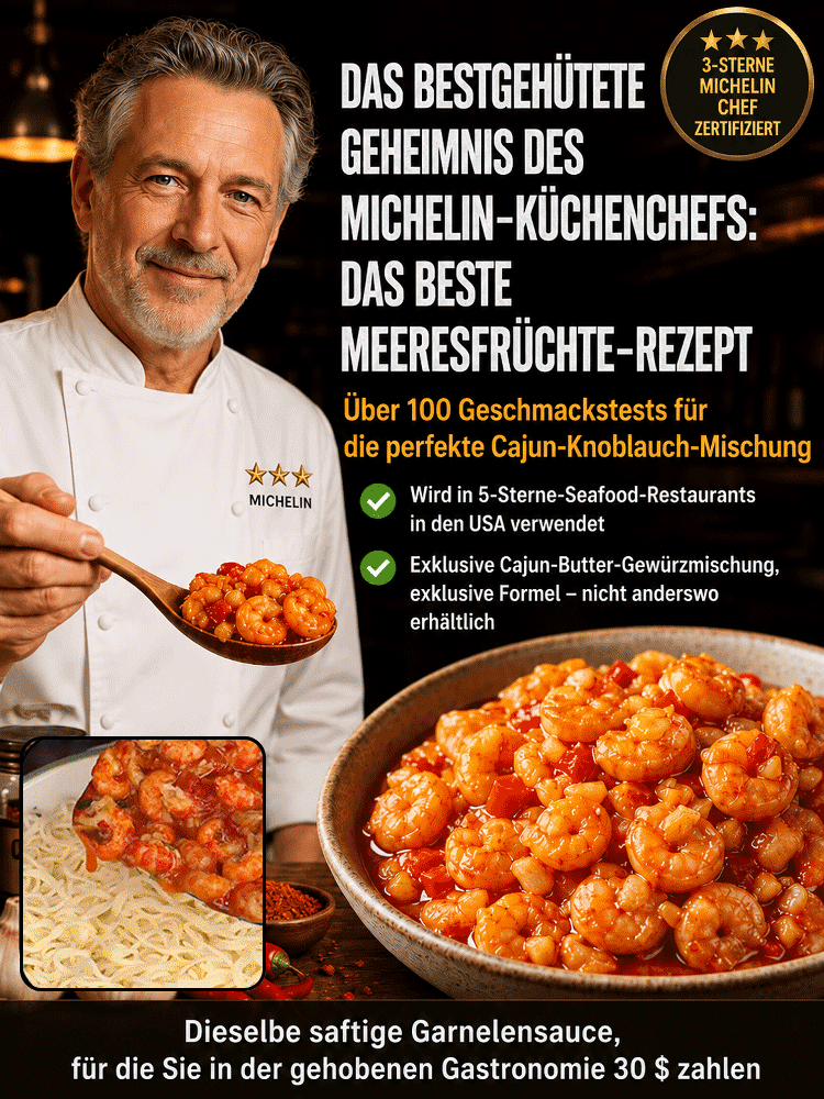 Premium-Knoblauchgarnelen im Glas