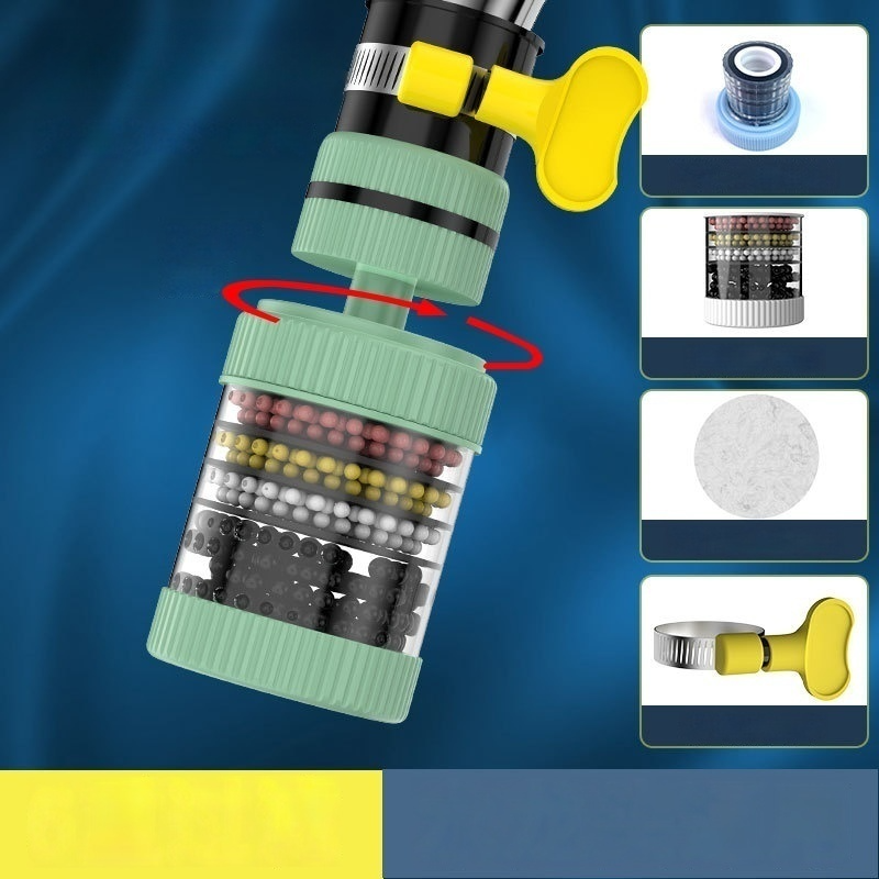 6-stufiger Wasserhahnfilter 🚿Entfernt 99% Bakterien, Chlor & Schwermetalle 🧪