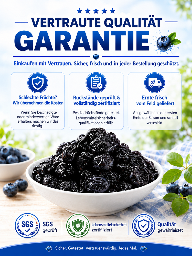 ✨Premium Polarkreis Wildheidelbeeren | Natürliche Hilfe bei Cholesterin und Müdigkeit✅