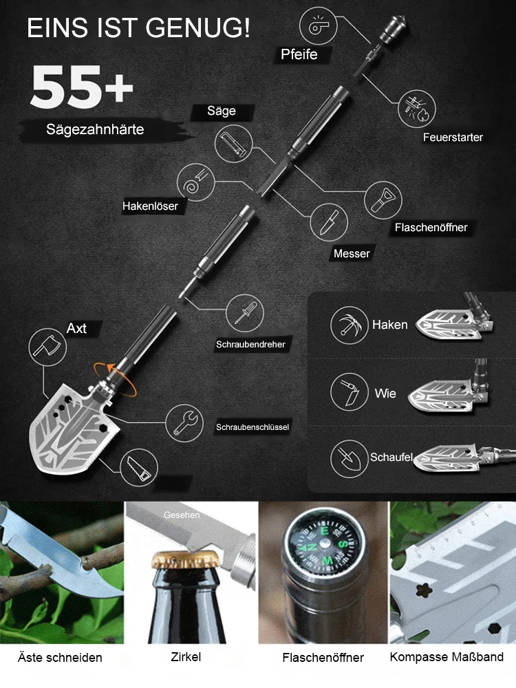 Mehr als nur ein Spaten – ein Werkzeug