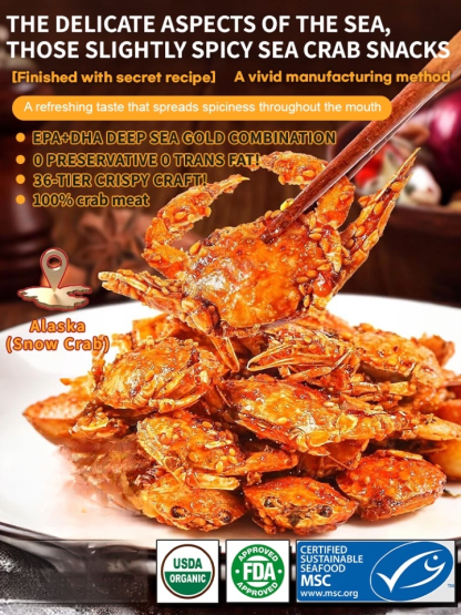 Buy 1 Get 1 Free Alaskan Snow Crab Ready-to-Eat Crispy Crab