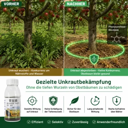 👍Von deutschen Experten empfohlen-Ultimatives Profi-Unkrautvernichter-Konzentrat✅ 1 Kappe = 1000 m² gegen alle Unkrautarten 1 Kappe für 1000 m² – Sichtbar in 3 Stunden & 3-fache Geld-zurück-Garantie ！