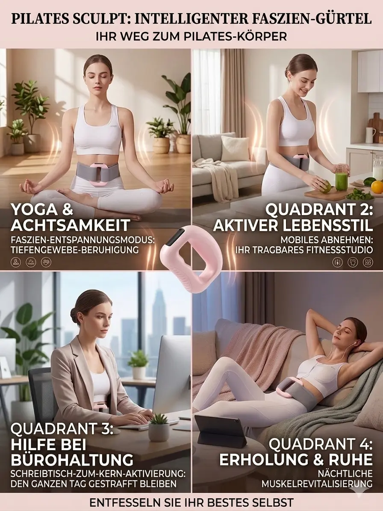【Einfach eine Pilates-Figur erreichen】 Hightech-Schlankheits-Faszienring