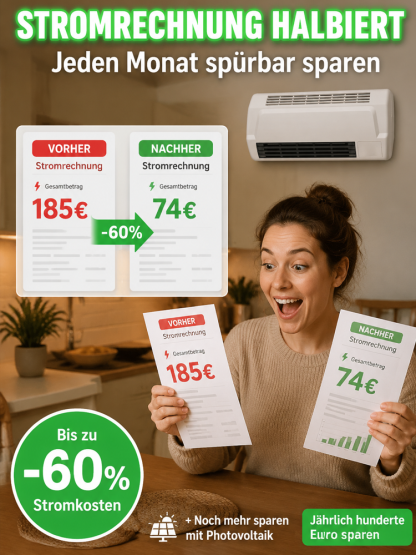 Energiesparende 3.0 Wandmontierte Haushaltsklimaanlage für Heizen und Kühlen