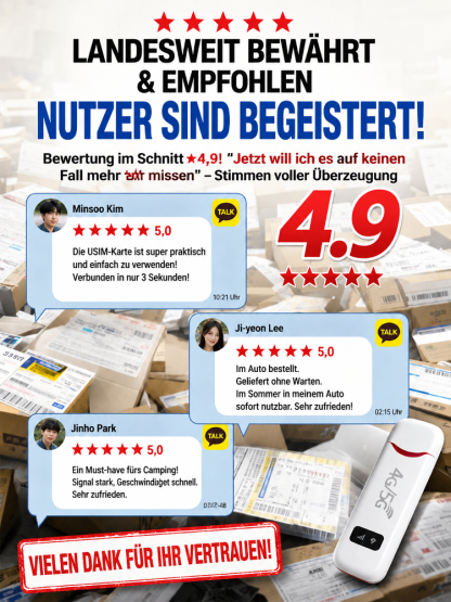 📡 Tragbares 5G-WLAN | Dauerhaft kostenloses Internet | Satellitentechnologie nach Militärstandard | Keine SIM-Karte erforderlich | Unterstützt 10 Geräte 📶✨