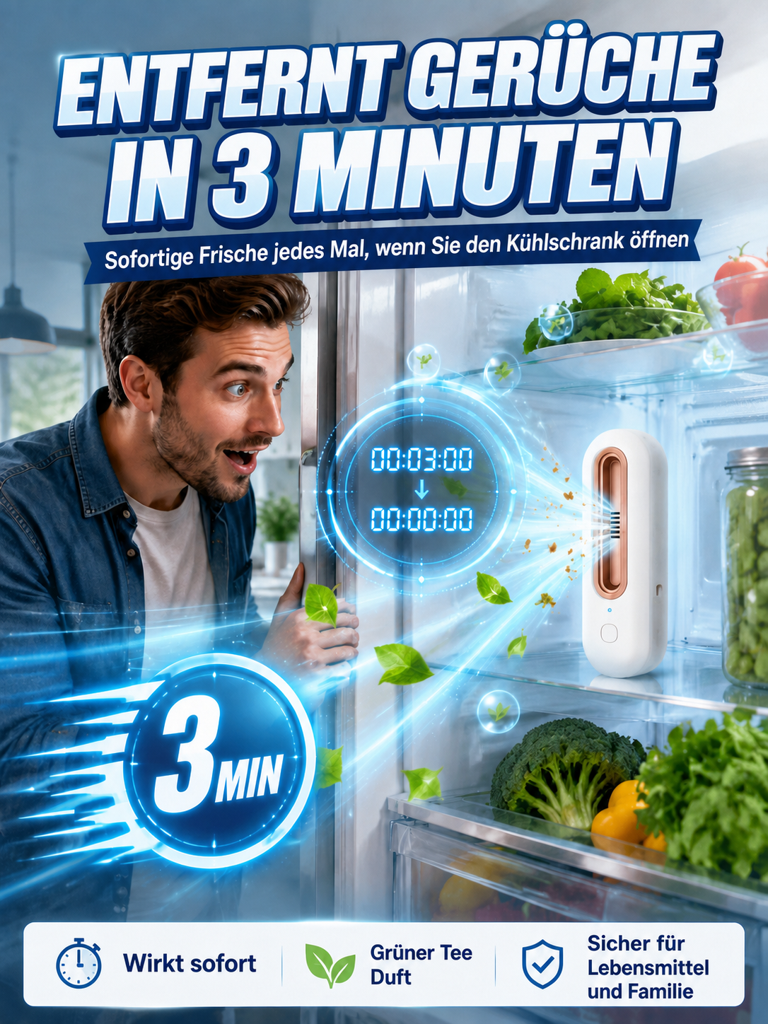 Smart-Kühlschrank-Frischhalte-Technologie | Aroma & Nährstoffe bewahren