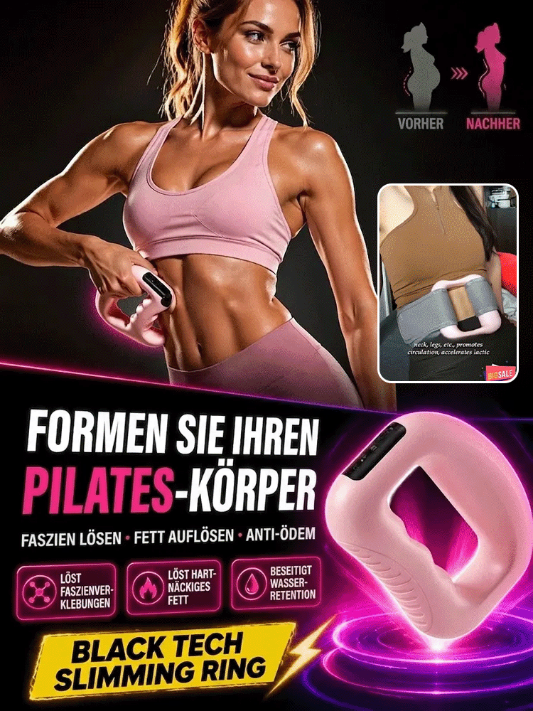 【Einfach eine Pilates-Figur erreichen】 Hightech-Schlankheits-Faszienring