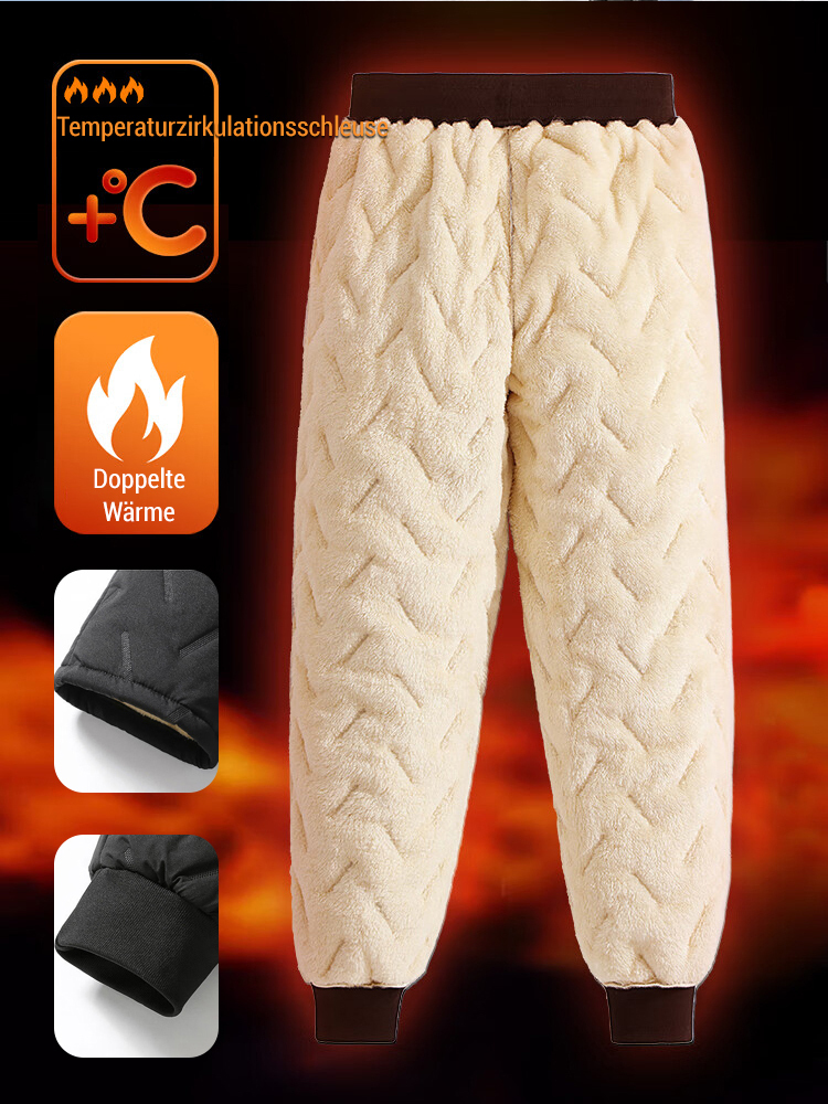 Gore-Tex-Gewebe mit Kaschmirfutter, wind- und wasserdicht, schützt leicht vor Kälte bis zu -45° 