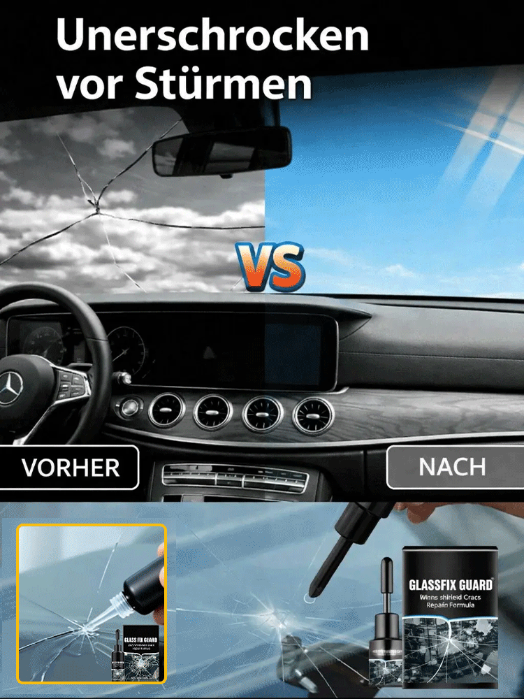 Universelle Reparatur von Autoglasrissen【HU (TÜV) bestehen】