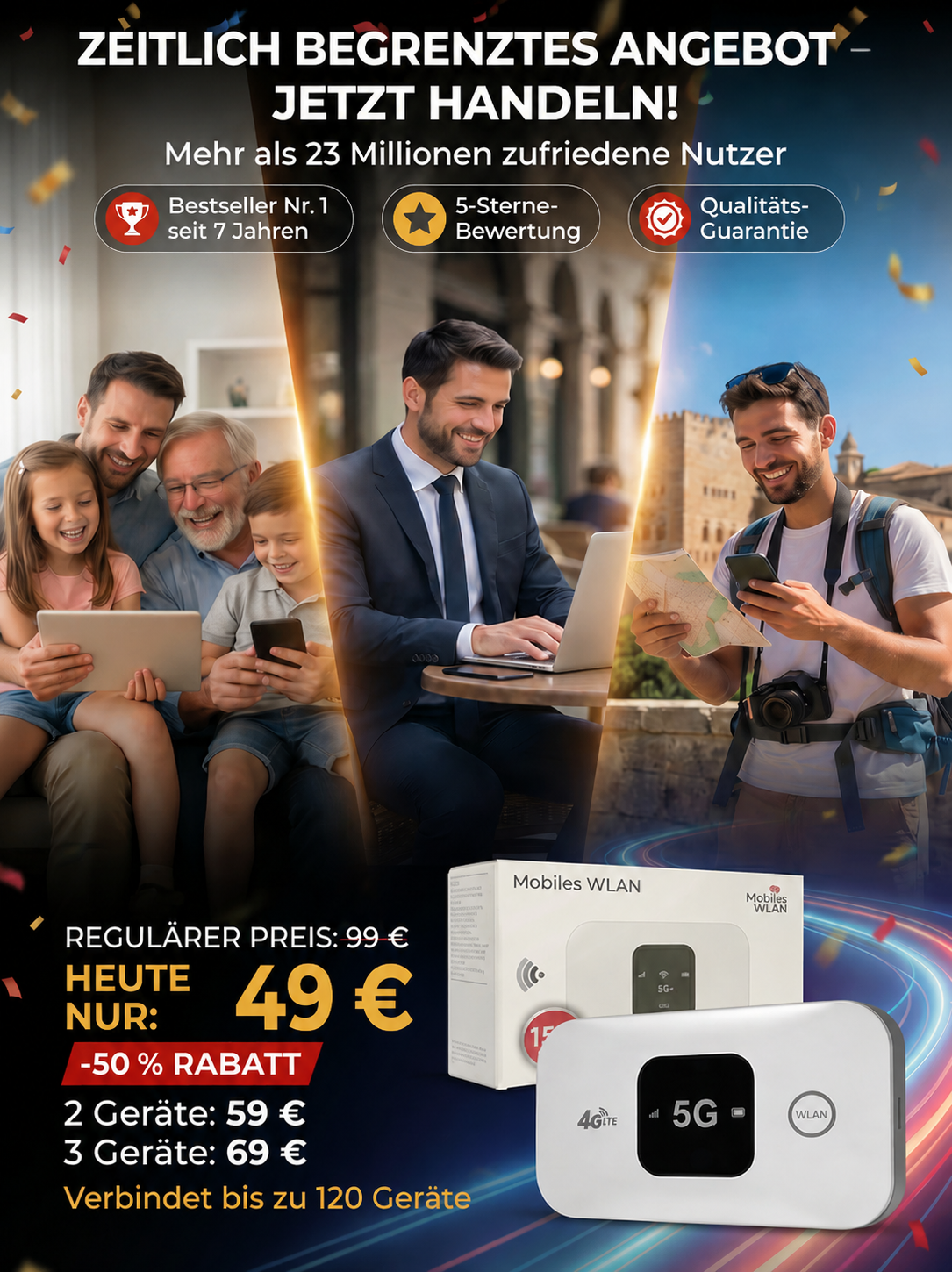 [Starlink-Technologie] 0 € Grundgebühr, weltweite 5G-Abdeckung, 500 Mbit/s Speed!
