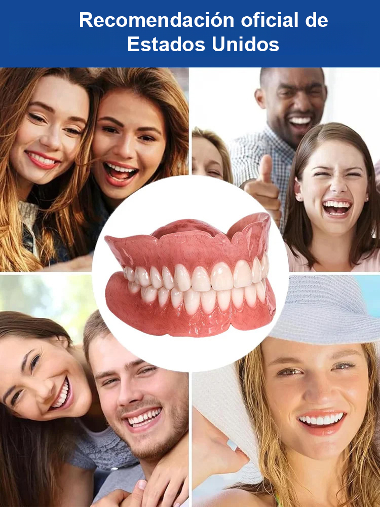  Perfecta sonrisa con dentadura postiza