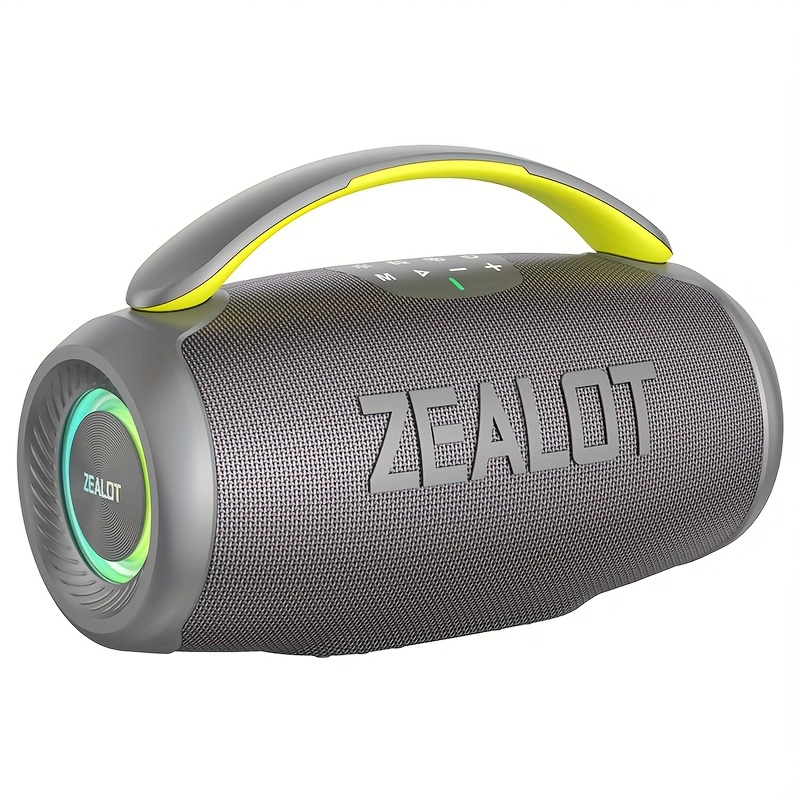 Wireless portable speaker with dual woofers and long battery life