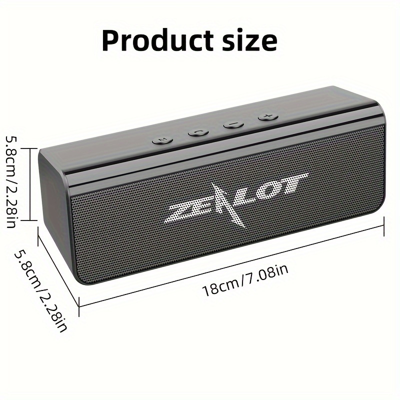 High Power Wireless Portable Dual Speaker Bass