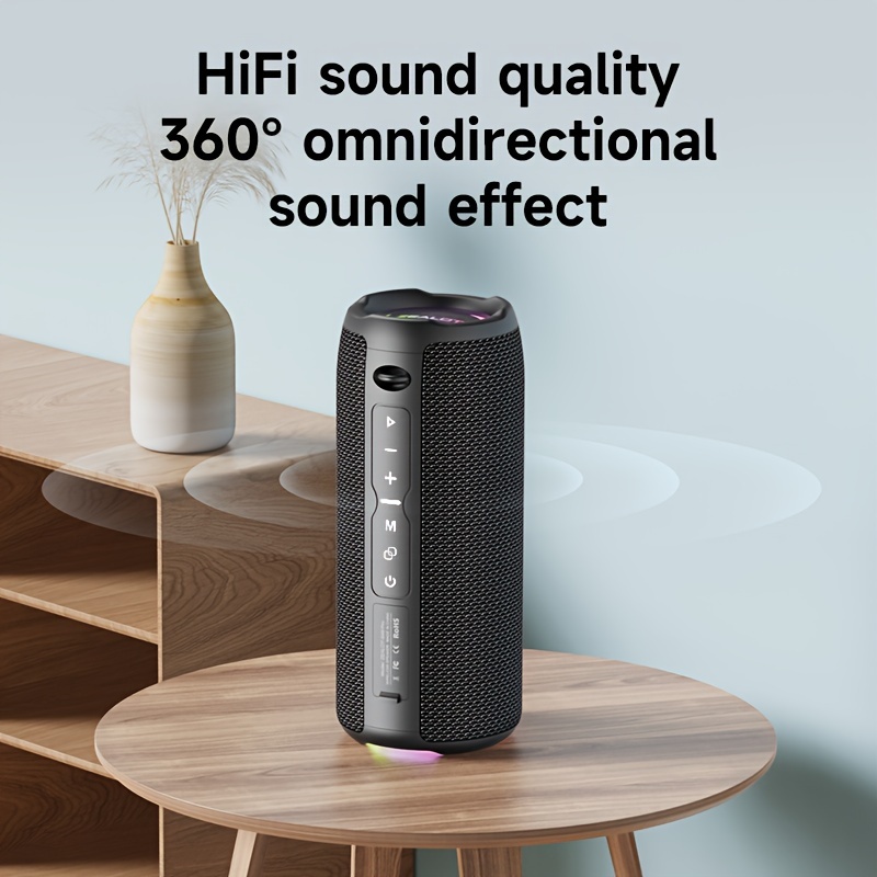 Portable Wireless Dual Speakers Bass Enhanced High-Resolution Audio (Upgraded)