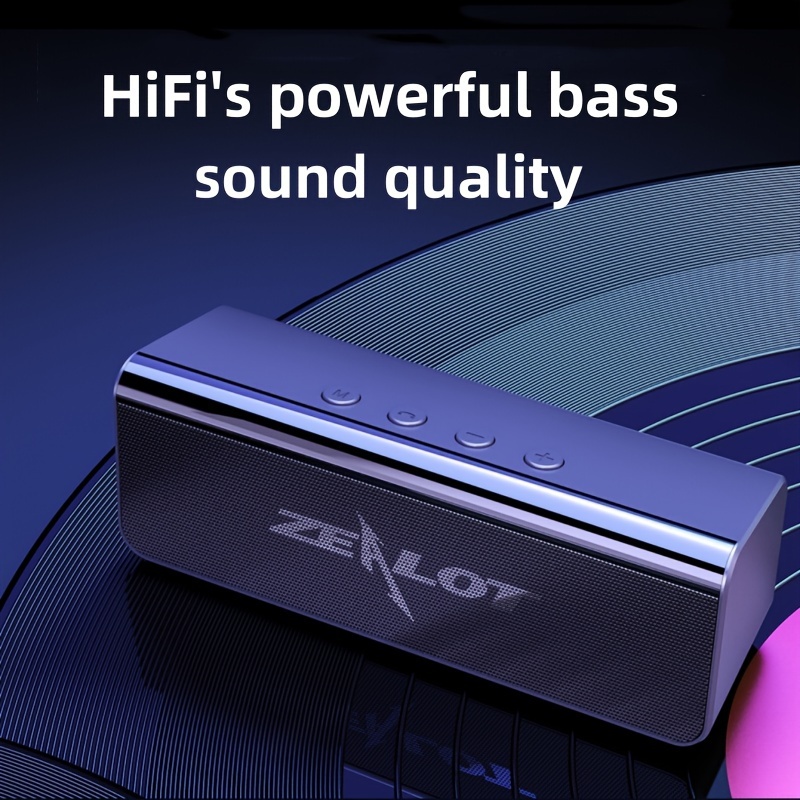 High Power Wireless Portable Dual Speaker Bass