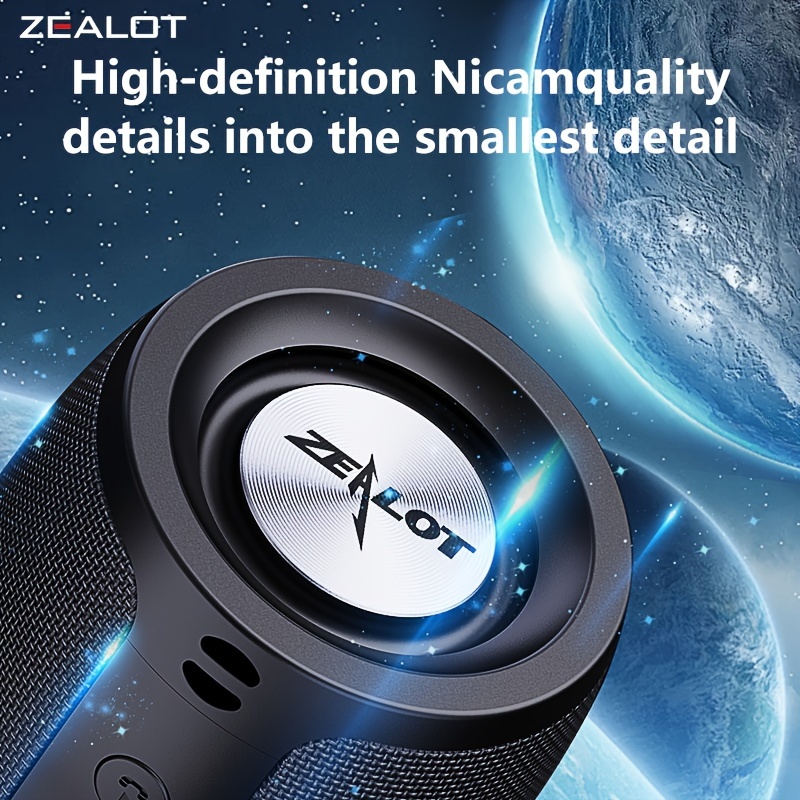 Portable wireless dual pairing speaker with powerful bass