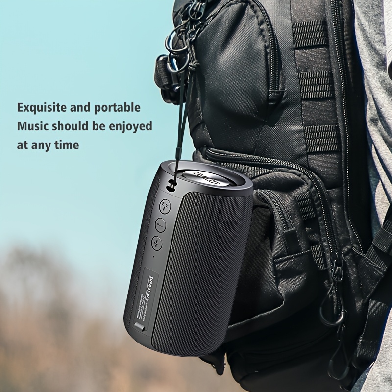 Wireless speaker with dual karaoke microphones and 360° multi-directional sound