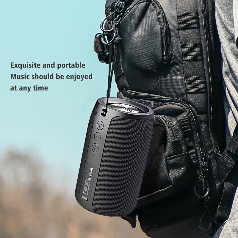 Wireless speaker with dual karaoke microphones and 360° multi-directional sound
